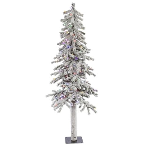 The Holiday Aisle Flocked Alpine 5 White Artificial Christmas Tree