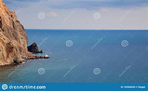 Calming Ocean Water Nude Beach Seascape Panorama Virgin Nature