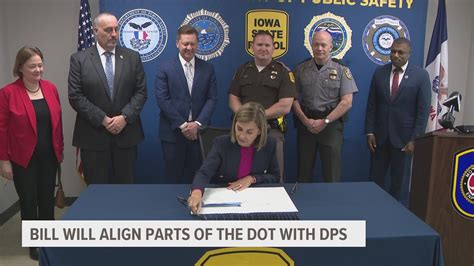 Iowa Bill Will Align Parts Of Dot With Dps