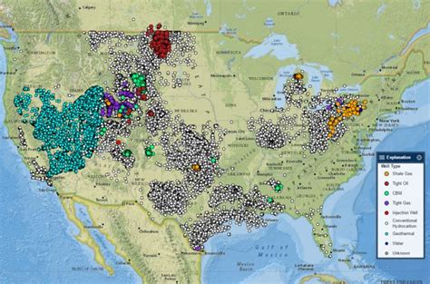 Interactive Map Of Produced Waters In The United States American