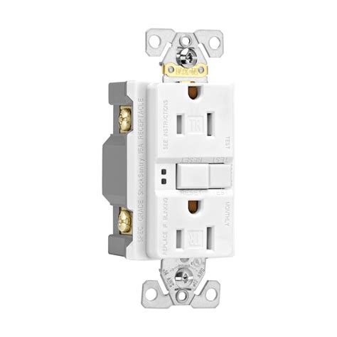 Eaton 15 Amp 125 Volts White Wall Self Test Gfci Receptacle 3pack