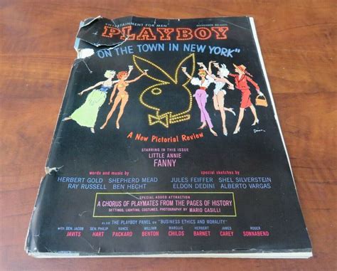Vintage Playboy Magazine November 1962 Avis Kimble Shel Silverstein