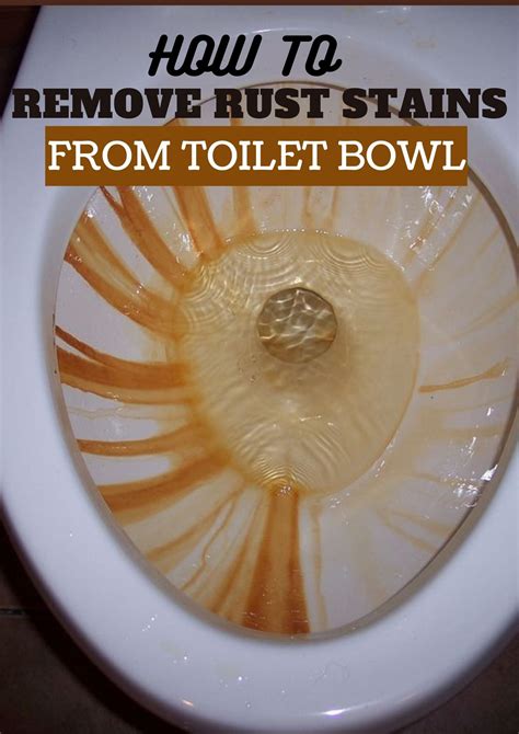 Do You Want To Remove Rust Stains From The Toilet Bowl Just Use The