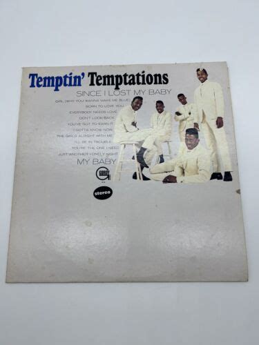 The Temptin Temptations 1985 Motown Vinyl Lp Album Record Since I Lost