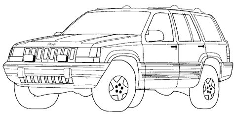 4x4 146074 Transportation Free Printable Coloring Pages