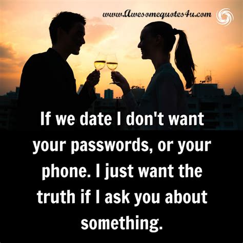 Awesome Quotes If We Date