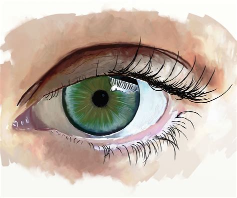 Digital Speed Painting An Eye The Digital Art World