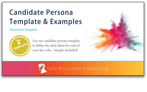 Candidate Persona Template And Examples Rally Recruitment Marketing