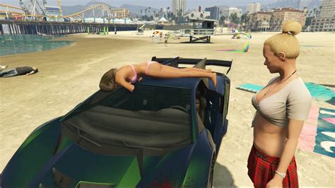 Gtav Director Mode Tracey Goes To The Beach Ps Youtube