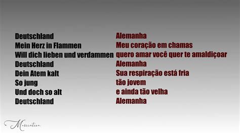 Rammstein Deutschland Lyrics Dept Legendas Em Alemão E Português