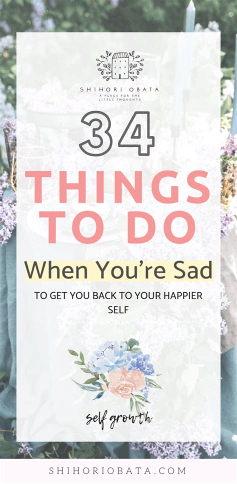 34 Things To Do When Youre Sad Self Care Tips