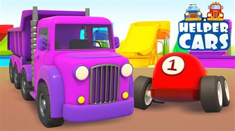 Helper Cars For Kids Learn Colors A Toddler Learning Video Car