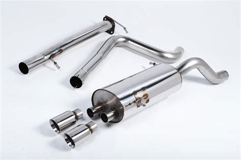 Milltek Cat Back Exhaust System For Fiesta Mk7 St180 Non Resonated