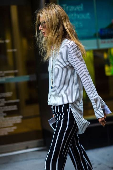 Stripes Stripes Dress To Impress Nyfw Street Style Cool Street
