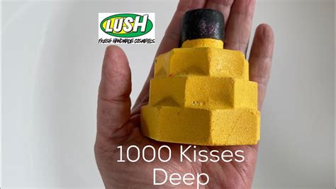 Lush Cosmetics Limited Edition ‘1000 Kisses Deep Bubble Bar Tub Demo Youtube