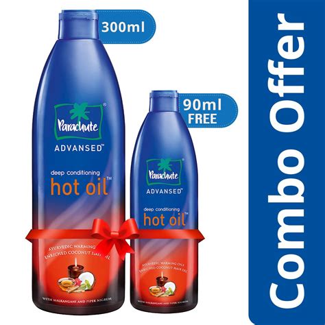 Buy Parachute Advansed Ayurvedic Hot Oil 300ml Free 90ml Online At Low Prices In India