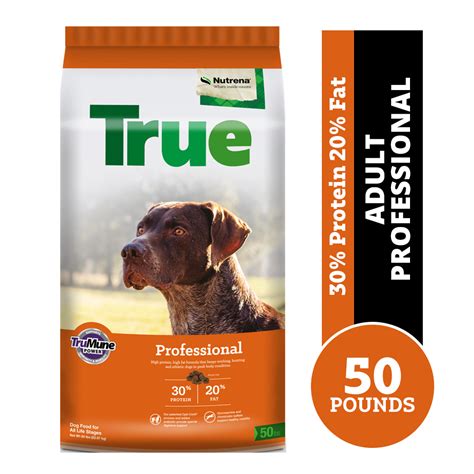Nutrena True Professional High Protein Dry Dog Food 50 Lb Bag Rural
