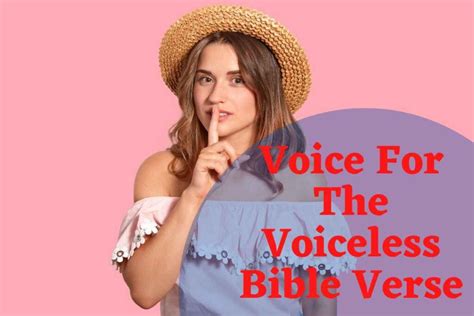 Voice For The Voiceless Bible Verse 6 Helpful Meaning