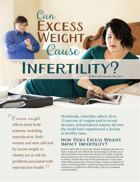 Can Excess Weight Cause Infertility Obesity Action Coalition