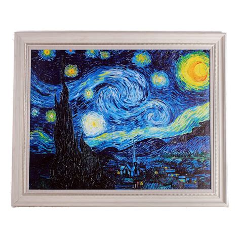 Wexfordhome Starry Night By Vincent Van Gogh Framed Painting Print On