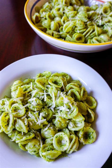 Classic Pesto Orecchiette The Best Homemade Pesto Recipe