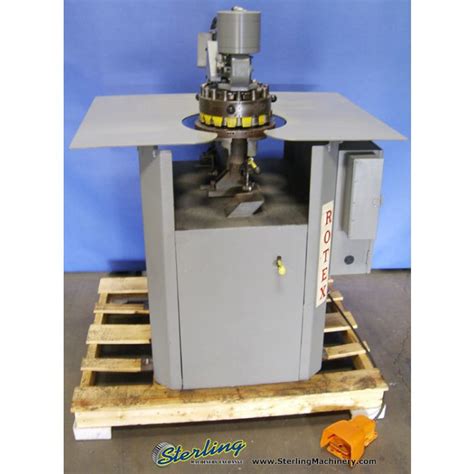 For Sale 2 Rotex Hydraulic Turret Punch Mdl 18 Bh Prod Tbl Full