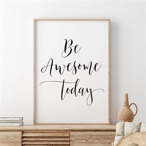 Be Awesome Today Etsy