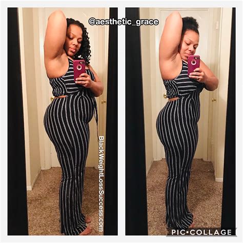 keisha before and after black weight loss success