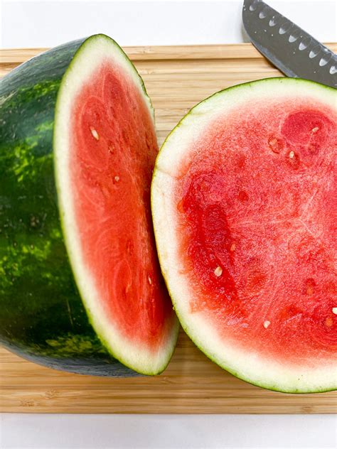 Cut Watermelon In Half Tastefully Grace