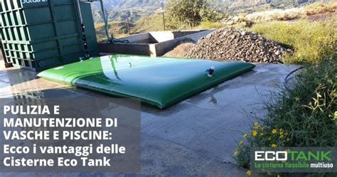 Cisterna Acqua Per Svuotamento Piscina Eco Tank