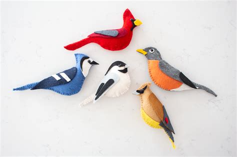 Making Felt Birds With Printable Patterns Sustain My Craft Habit
