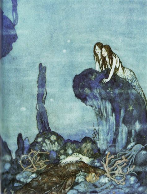 Edmund Dulac Mermaid Art Illustration Art Illustration