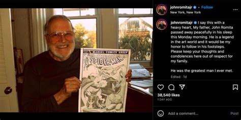 Marvel Legend John Romita Sr Passed Away At 93 Inside The Magic