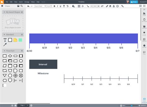 Timeline Maker And Generator Lucidchart