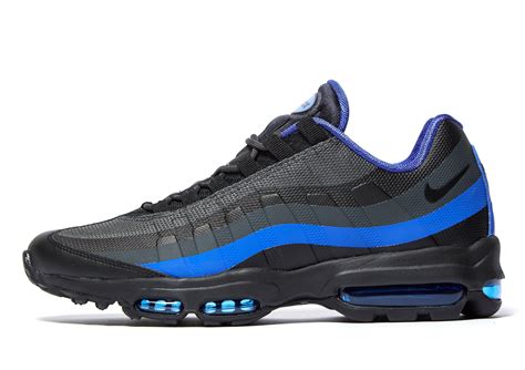 Nike Synthetic Air Max 95 Ultra Essential In Blackblue Blue For Men