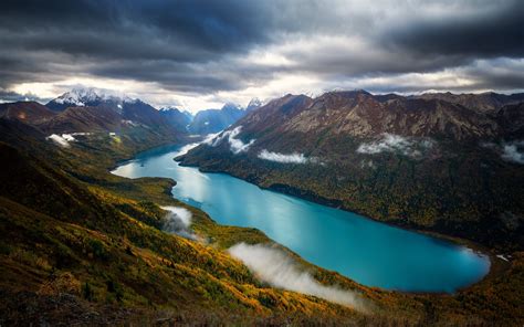 Fondos De Pantalla Lago Montañas Cielo Agua Bosque Paisaje