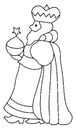 DIBUJOS REYES MAGOS PARA COLOREAR