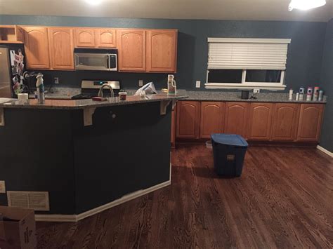 Painted cabinets cannot be stained. Great Interior Painting Update with a Beautiful Cabinet ...