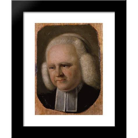 Portrait Of George Whitefield 20x24 Framed Art Print By John Russell