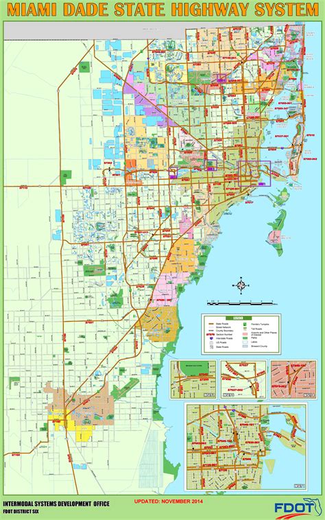 map of miami dade county world map