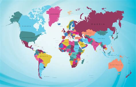 World Map Papel De Parede Mapa Mundi Mapa Pol Tico Mundial Mapas De