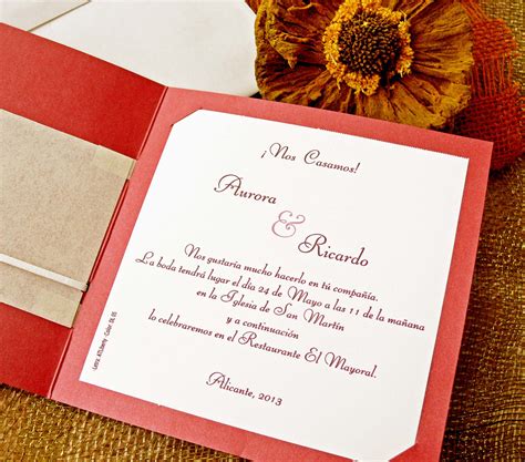 Invitación de Boda Francesca