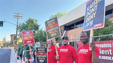 Kaiser Mental Health Care Workers Go On Strike Sacramento Valley