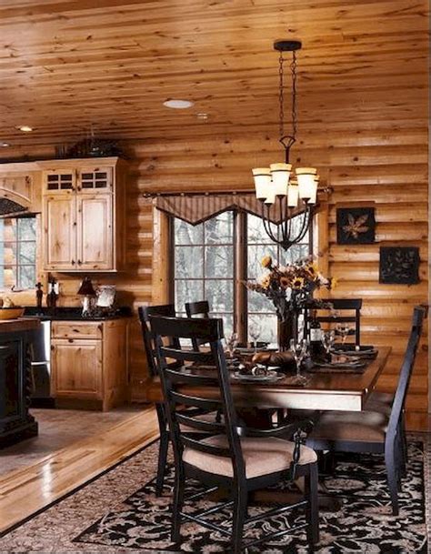 Modern Log Home Interior Decorating Ideas Cabin Log Interior Living