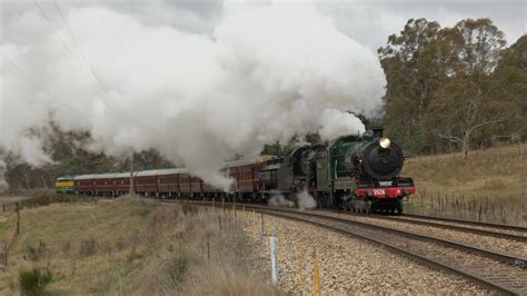 Australian Steam Locomotives 3526 And 3642 Lithgow To Bathurst June