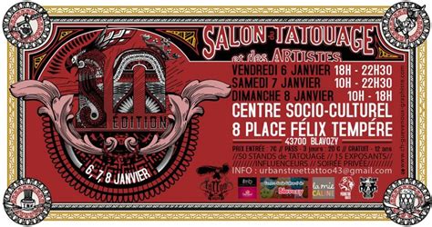 Salon Du Tatouage Tattoo43 2023 January 2023 France Inkppl