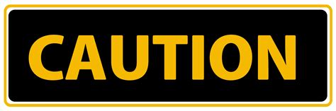 Caution On Banner Free Image Download