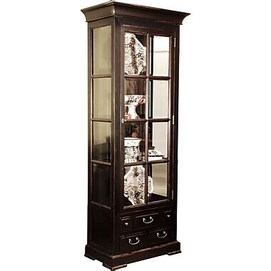 Black lacquer chinoiserie hutch by jasper cabinet company. Jasper Cabinet Curio Cabinet | Staples®