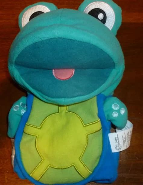 Baby Einstein Plush Hand Frog Puppet With Movable Mouth For Boys