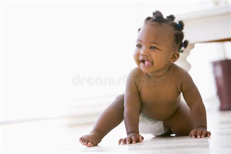 Happy 3 Month Old African American Baby Stock Photo Image Of African